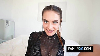 Beautiful stepdaughter needs to suck stepdad's cock in order to receive her allowance - JC Wilds