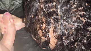 I went into my sexy friend's room and pulled down her panties.