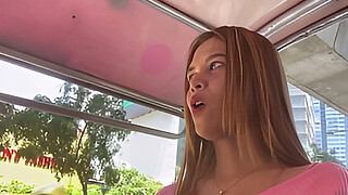 Innocent Thai teen amateur fuck on video after a Tuk Tuk ride