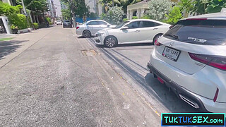 Innocent Thai teen amateur fuck on video after a Tuk Tuk ride
