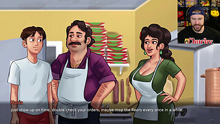 I Got a Job As a Pizza Delivery Guy To Pay $250,000 | Summertime Saga #16