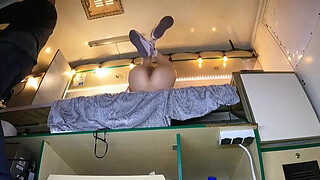 My sexy hostess did a very good job by cleaning my food truck so as a reward I licked, fingered and fucked her juicy pussy