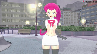 Jessie rocket blowjob | Team Rocket Pokemonster | Full & Pov version on Sheer & PTRN: Fantasyking3