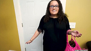 Brunette Harper B's Audition Throat Wet Rim Swallow!