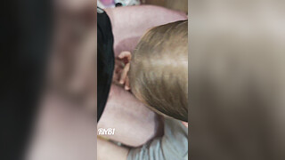 first blowjob without blurring the face