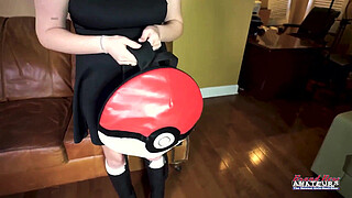 Trinity Curvy Brunette Sloppy Deepthroat Blowjob Greedy Cum Swallow!