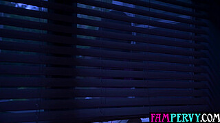 Big tits sneaky Latina stepsister shuts stepbro up with rough sex