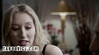 Horny Stepaunt Threatens To Kick Out Of House Her Stepnephew Unless He Fucks Her Good