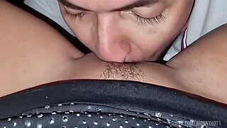 I rubbed my cock on her giant clit, it was impossible not to cum.