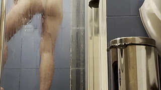 I have secretly filmed my hot step-sister under the shower - voyeur pov