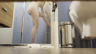 I have secretly filmed my hot step-sister under the shower - voyeur pov