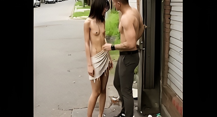 Chapter 1. Homeless skinny Thai teen fucks for a place to sleep. AI-generated