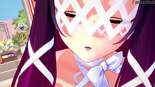 Columbina blowjob | Genshin Impact | Full & Pov version on Sheer & PTRN: Fantasyking3