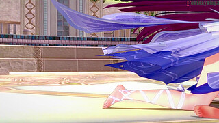 Columbina blowjob | Genshin Impact | Full & Pov version on Sheer & PTRN: Fantasyking3