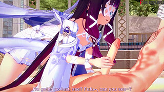 Columbina blowjob | Genshin Impact | Full & Pov version on Sheer & PTRN: Fantasyking3