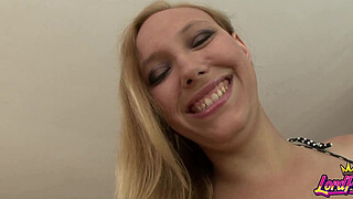 Tattooed Blonde Alexia Rae Takes Creamy Load on Her Tits