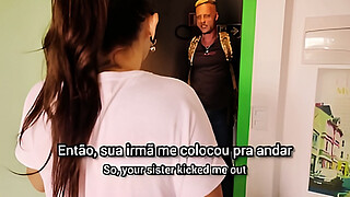 I was kicked out of my house and my sister-in-law took me to her apartment. I had to share the bed with her, and she started dreaming and only stopped after taking a lot of cum up her ass.