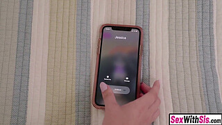 Stunning teen stepsis gets back at cheating BF by fucking stepbro