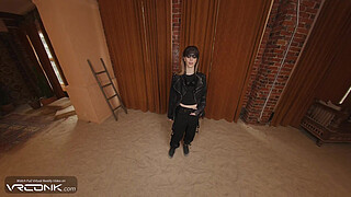 VR Conk: Teen Skinny Furiosa Sucks & Fucks Hard In Mad Max Cosplay Parody pt.3