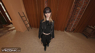 VR Conk: Teen Skinny Furiosa Sucks & Fucks Hard In Mad Max Cosplay Parody pt.3