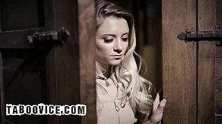 Horny DILF Fucks His Blonde Wife And Stepdaughter In a Threesome