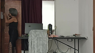 I dared to look through the door while you were showering, stepsister, what an ending you gave me.