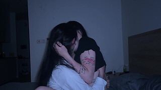 I fucked my stepsister hard and we made scissors