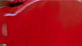 French Blonde Bombshell Lady Margaux's Hardcore Spandex Session with Jorge