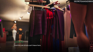 Pervert Stepson Helps Hot Busty Stepmom in The Fitting Room - The Synthetic 07 By RedCarbon - 3D Hentai Porn Game