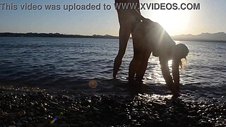 Watched Fucking on Beach and BIG Booty POUNDED