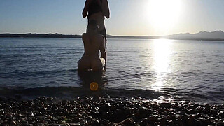 Watched Fucking on Beach and BIG Booty POUNDED