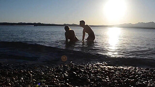 Watched Fucking on Beach and BIG Booty POUNDED