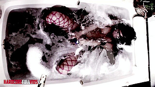 Stunning Brunette Takes a Rough Anal Fucking Then Gets a Cum Facial