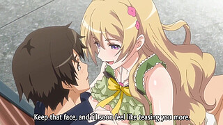 Hentai teens fucking in public park