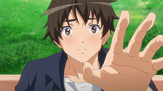 Hentai teens fucking in public park