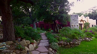 Grounded Megan Rain Breaks Promise & Sneaks Girlfriend Jenna Sativa Over For Passionate Sex