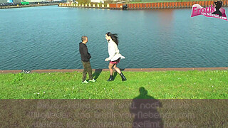 public blowjob caught - german amateur teen caught at sex - NO FAKE - REAL