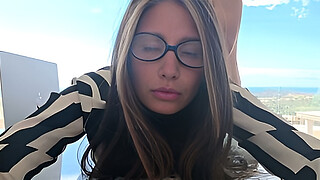 I distracted my stepmother with a dirty phrase, so she scolded me, fucked me to calm her down, didn't let her fuck me in the ass.