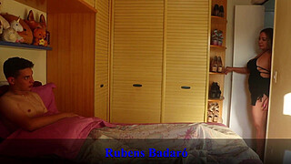 Young stepson enters his stepmother's room and waits to forcefully fuck her ass (FULL VIDEO ON RED/SHEER)