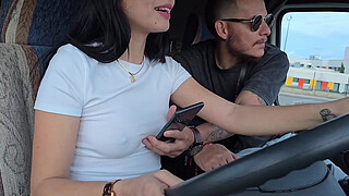 I picked up an Uber customer without a bra