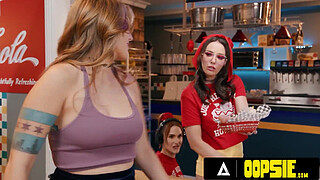 OOPSIE - Newbie Uses Her Futa Dick For Secret Sauce, Siri Dahl Helps In Hardcore Anal 3-Way