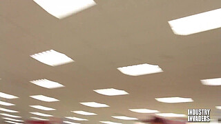 Stockroom Surprise BLOWJOB