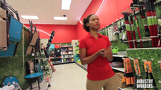 Stockroom Surprise BLOWJOB