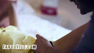 Brunette Stepsis Ask Stepbro to Creampie Her Pussy