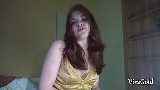 Redhead Girl Wants Sex and Cum on Her Ass