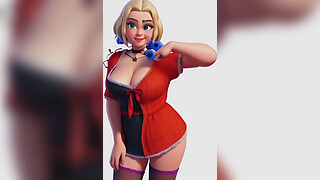 Granny Carmen’s Harley Quinn: A Puddin' Free Sexual Escapade - An AI Animated Adventure