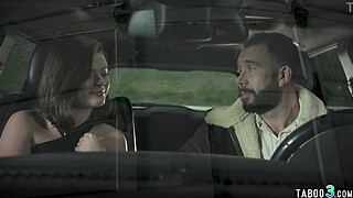 Hairy small titted brunette hottie Dharma Jones begging for hard anal sex