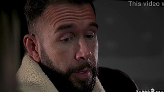 Hairy small titted brunette hottie Dharma Jones begging for hard anal sex