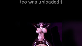 3D HQ Brunette Big tits Firm tits Breast Expansion POV Riding wSound added