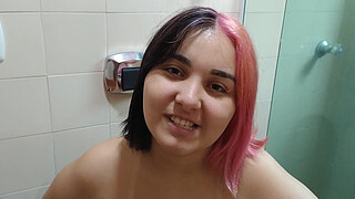 I'm a young, pregnant nymph who loves to show off by peeing.